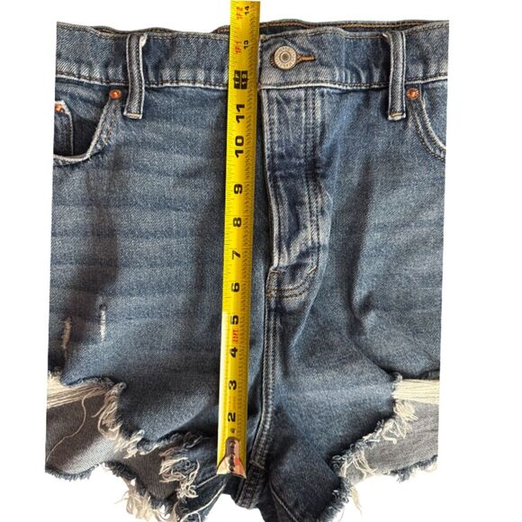 Lucky Brand Ripped Blue Jean Denim Shorts Size 18 - Picture 11 of 15